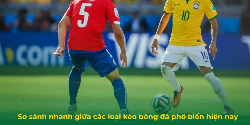 Kèo Bóng Đá Phổ Biến: 5 Loại Kèo Đáng Chú Ý Và Cách Đọc Kèo So sánh nhanh giữa các loại kèo bóng đá phổ biến hiện nay